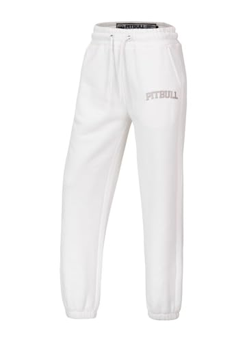 PITBULL Damen Oversize Jogginghose Trainingshose Bequemer Schnitt mit Breiten Beinen Tyrian Übergroße Sporthose Sweathose Joggen L von PITBULL