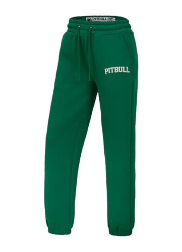 PITBULL Damen Oversize Jogginghose Trainingshose Bequemer Schnitt mit Breiten Beinen Tyrian Übergroße Sporthose Sweathose Joggen S von PITBULL