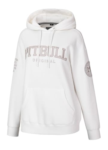 PITBULL Damen Übergroßes Kapuzenpullover Frauen Oversize Pullover mit Kapuze Tyrian Hoodie Komfortabler Schnitt Sweatshirt Hoody Pulli XS von PITBULL