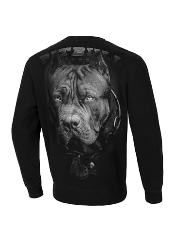 PITBULL Herren Crewneck Sweatshirt mit Print Männer Pullover mit Aufdruck Born In 1989 Herren-Sweatshirt Bedruckter Sportliches Pullover L von PITBULL