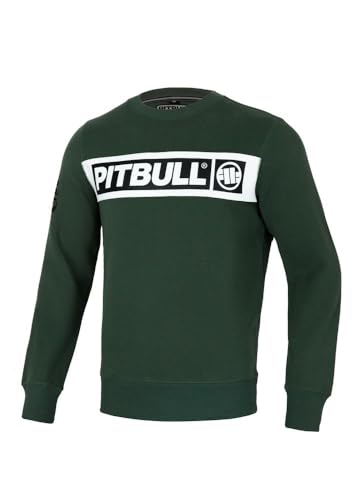 PITBULL Herren Crewneck Sweatshirts Männer Pullover Sherwood Freizeit-Sweatshirt Baumwolle M von PITBULL