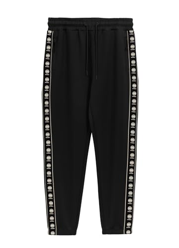 PITBULL Herren Jogginghose Bequeme Männer Trainingshose Powers Sportliches Hosen mit Streifen Joggen Sweatpants Old School Stil XL von PITBULL