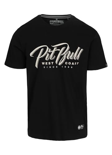 PITBULL Herren T-Shirt EL JEFFE – Baumwollshirt 170g, großer Frontprint, Sommer Streetwear Look, Urban Style, Kurzarmshirt mit Rundhals, Tshirt PITBULL Herren T-Shirt EL JEFFE – Baumwollshirt 170g, großer Frontprint, Sommer Streetwear Look, Urban Style, Kurzarmshirt mit Rundhals, Tshirt von PITBULL