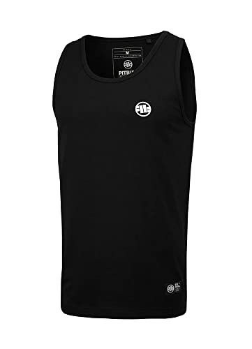 PITBULL Herren Tank Top Pit Bull West Coast Schlanke Passform Small Logo Männer Tshirts ärmellose Sportbekleidung XL von PITBULL