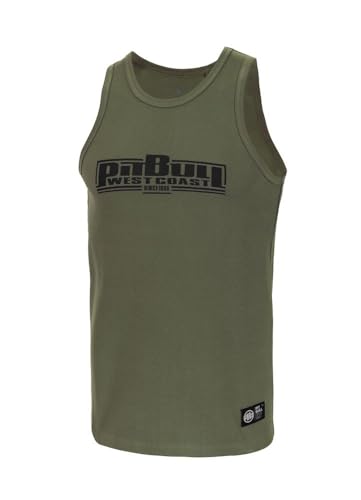 PITBULL Herren Tanktop T-Shirt Männer Tshirts ärmellose Tank Top Pit Bull West Coast Rib Classic Boxing Tshirt aus Schwerer Baumwolle Auffällige Drucke Sommer Gym XXL PITBULL Herren Tanktop T-Shirt Männer Tshirts ärmellose Tank Top Pit Bull West Coast Rib Classic Boxing Tshirt aus Schwerer Baumwolle Auffällige Drucke Sommer Gym XXL von PITBULL