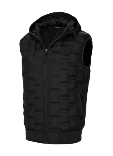PITBULL Herren ärmelloser Hoodie Weste Frühlingsweste Pit Bull West Coast Eclipse Mann Ärmellos Jacke Herbst L von PITBULL