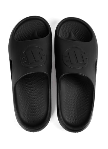 PITBULL - Herren Slides JADE, EVA-Schaum, Bequeme Pantoletten für Freizeit, Sauna Alltag, Einteilig, Bequem und Ergonomisch von PITBULL