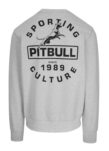 PITBULL - Sweatshirt Herren Crewneck Physical Culture, Pullover Herren Sportliche, Sweatshirts mit Aufdruck, Männer Pulli Sport, Longsleeve Sweat Shirt Crewneck, Männer Blouse von PITBULL