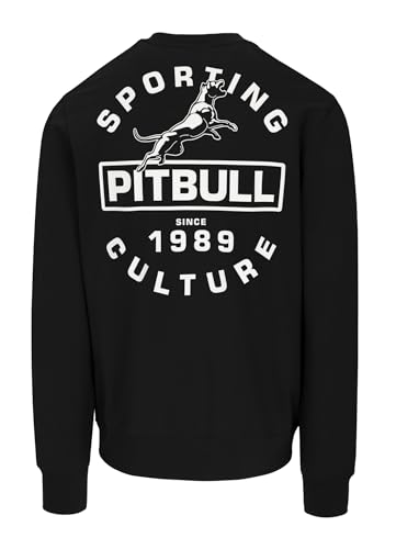PITBULL - Sweatshirt Herren Crewneck Physical Culture, Pullover Herren Sportliche, Sweatshirts mit Aufdruck, Männer Pulli Sport, Longsleeve Sweat Shirt Crewneck, Männer Blouse von PITBULL