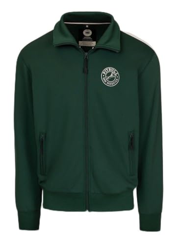 PITBULL - Sweatshirt Herren mit Reißverschluss Oldschool SAN Diego CA, Sweat Jacke Männer mit Stehkragen, Zipper Jacke Old School Stil, Sweatshirts mit Aufdruck von PITBULL