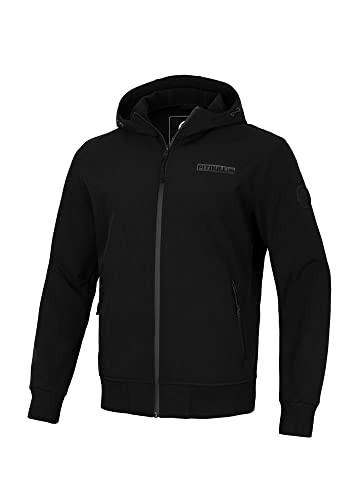 PITBULL - Übergangsjacke Herren mit Kapuze Midway II, Winddichte Herren Jacke, Softshell Kapuzenjacke mit Reißverschluss, Bequeme Seitliche Taschen, Frühlingsjacke 3XL von PITBULL