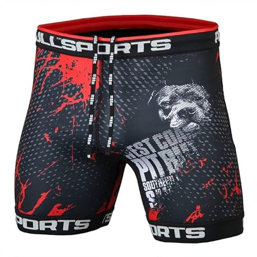 Pit Bull West Coast - Shorts Vale Tudo "Blood Dog" - Red - M von PITBULL
