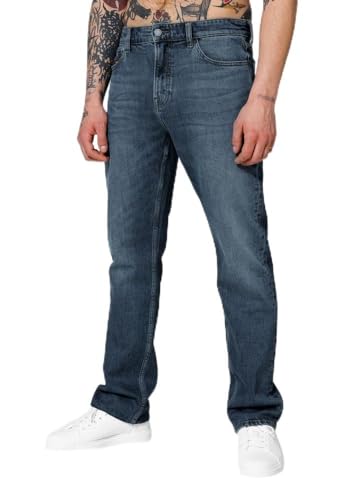 Pitbull Herren Jeans Hose Jeanshosen Regular Fit Jeans Medium Wash Straight Cut Highlander Jeanshose für Männer Basic Hose 30/32 Pitbull Herren Jeans Hose Jeanshosen Regular Fit Jeans Medium Wash Straight Cut Highlander Jeanshose für Männer Basic Hose 30/32 von PITBULL