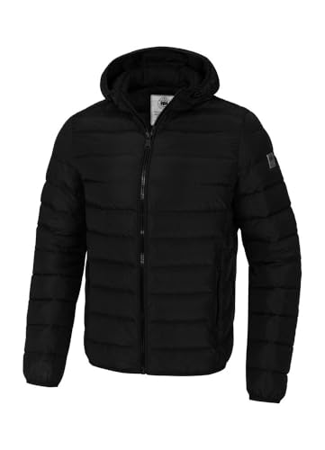 Pitbull Herren Winterjacke Jacke Winter mit Kapuze Männer Steppjacke Seacoast III Kuschelige Wärmende Moderne Komfortable Steppjacke M von PITBULL