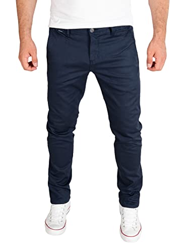 PITTMAN Andrew - Blaue Herren Chino Hose - Chinohose Männer Stretch - Stoff Chinojeans, Blau (Maritime Blue 193831), W36/L34 von PITTMAN