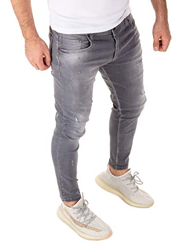 PITTMAN Herren Jeans Ragner Slim fit, Grau (Phantom 194205), W31/L32 von PITTMAN