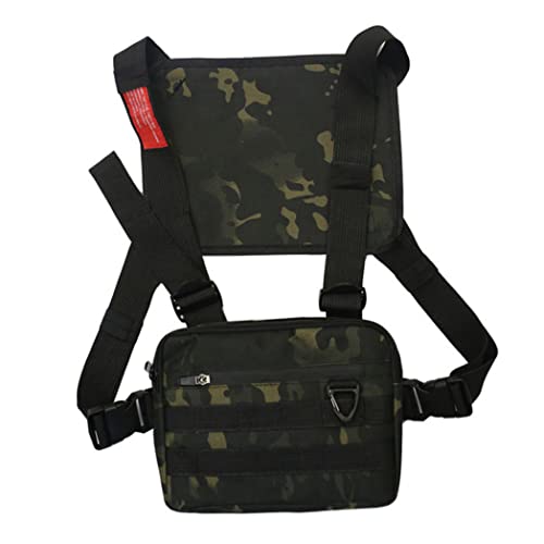 Brust -Rig -Bag Multifunktionaler Taille vordere Tasche Taille Schulter zum Wandern laufende Camping -Tarn -Truhe für Männer, die Weste -Telefonhalter leiten Brust -Rig -Bag Multifunktionaler Taille vordere Tasche Taille Schulter zum Wandern laufende Camping -Tarn -Truhe für Männer, die Weste -Telefonhalter leiten von PIUpiuLIANG