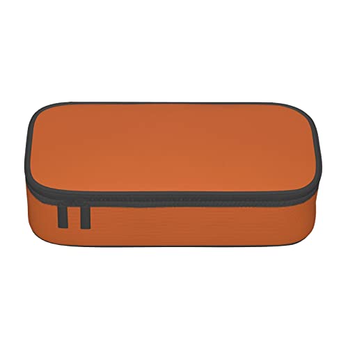 Federmäppchen für Mädchen und Jungen, großes Fassungsvermögen, niedliches Stiftetui, Make-up-Tasche, ideales Geschenk für Schule, Büro und Reisen, Rot (Fire Brick Red), Einheitsgröße, Schulranzen von PIWINE