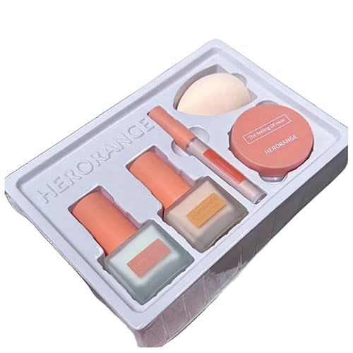 Make-up-Kits, Make-up-Sets, enthält Make-up-Grundierung, flüssige Grundierung, Concealer, loses Puder und Schwammquaste für Teenager, Frauen, Teenager, Make-up-Set, komplettes Set Basis-Make-up für von PIWINE