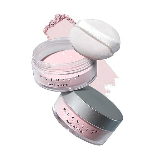 Pink Translucent Setting Powder, Shimmer Setting Powder Waterproof Oil Control Tone-up Face Powder Highlighter Makeup Finishing Long-Lasting Loose Shimmer Powder for All Skin Types Pink Translucent Setting Powder, Shimmer Setting Powder Waterproof Oil Control Tone-up Face Powder Highlighter Makeup Finishing Long-Lasting Loose Shimmer Powder for All Skin Types von New Irven