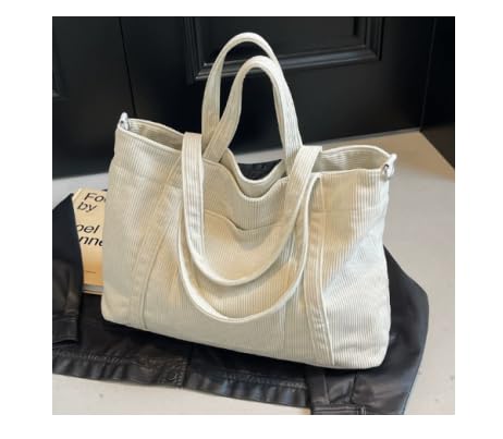 PIWOSGOL Tote Bag Cord Tasche, Shopper Tasche Damen Groß, von PIWOSGOL