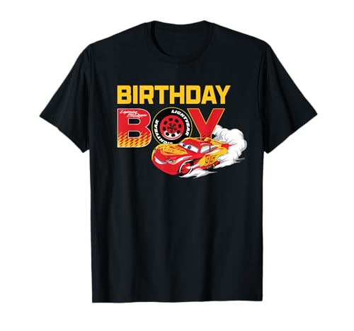 Disney & Pixar's Cars Birthday Boy Lightning McQueen T-Shirt Disney & Pixar's Cars Birthday Boy Lightning McQueen T-Shirt von PIXAR