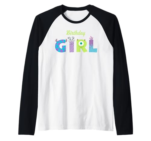 Disney & Pixar's Monsters, Inc. Birthday Girl Party Gift Raglan Disney & Pixar's Monsters, Inc. Birthday Girl Party Gift Raglan von PIXAR