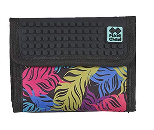PIXIE CREW Wallet Federn mit Panel 13 cm schwarz von PIXIE CREW