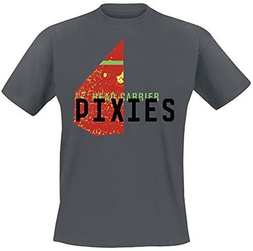 Pixies Head Carrier Männer T-Shirt grau XL 100% Baumwolle Band-Merch, Bands von PIXIES, THE