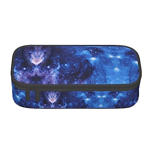 Schönes Federmäppchen mit Sonnenblumen-Druck, große Kapazität, Stifteetui, einfache Schreibwaren-Tasche, College, Büro-Organizer, Blue Galaxy, Einheitsgröße, Taschen-Organizer von PIXOLE