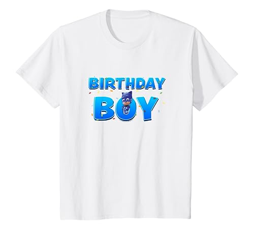 Kinder PJ Masks Birthday Boy Catboy Confetti Party Youth T-Shirt von PJ Masks