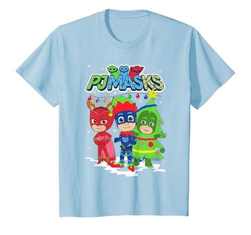 Kinder PJ Masks Christmas Heroes, Catboy, Owlette and Gekko T-Shirt von PJ Masks