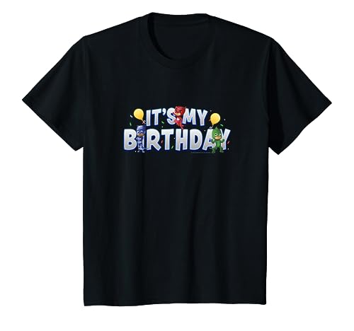 Kinder PJ Masks It's My Birthday Catboy Owlette & Gekko Youth T-Shirt von PJ Masks