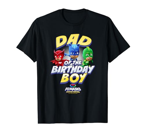 PJ Masks Group Shot Dad Of The Geburtstag Boy Vatertag T-Shirt von PJ Masks