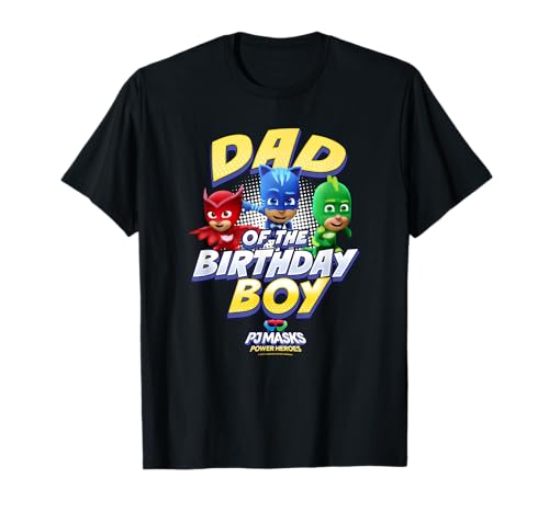 PJ Masks Group Shot Dad Of The Geburtstag Boy Vatertag T-Shirt von PJ Masks
