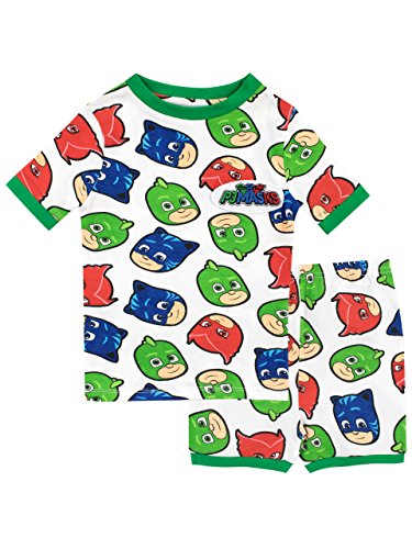 PJ Masks Jungen Catboy Owlette Gecko Schlafanzug Slim Fit Mehrfarbig 104 von PJ Masks