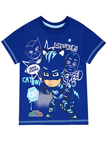 PJ Masks Jungen Catboy T-Shirt Blau 116 von PJ Masks