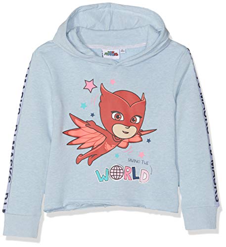 PJ Masks Mädchen Sweatshirt mit Kapuze, Blau (Bleu Bleu), 3 Jahre von PJ Masks