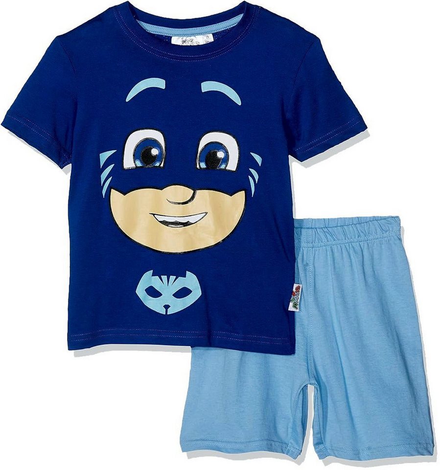 PJ Masks Pyjama PJ MASK Schlafanzug Helden Shorty Kinder Pyjama Bequemgeschnitten von PJ Masks