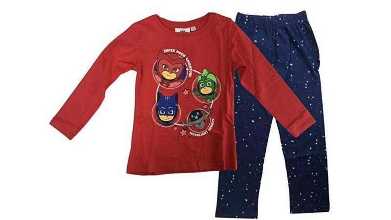 PJ Masks Pyjama PJ Masks Pyjamahelden Mädchen Schlafanzug rot von PJ Masks