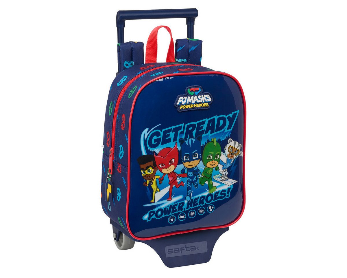 PJ Masks Rucksack Pj masks Kinder Rucksack mit Rädern PJ Masks Ready Marineblau 22 x 27 von PJ Masks