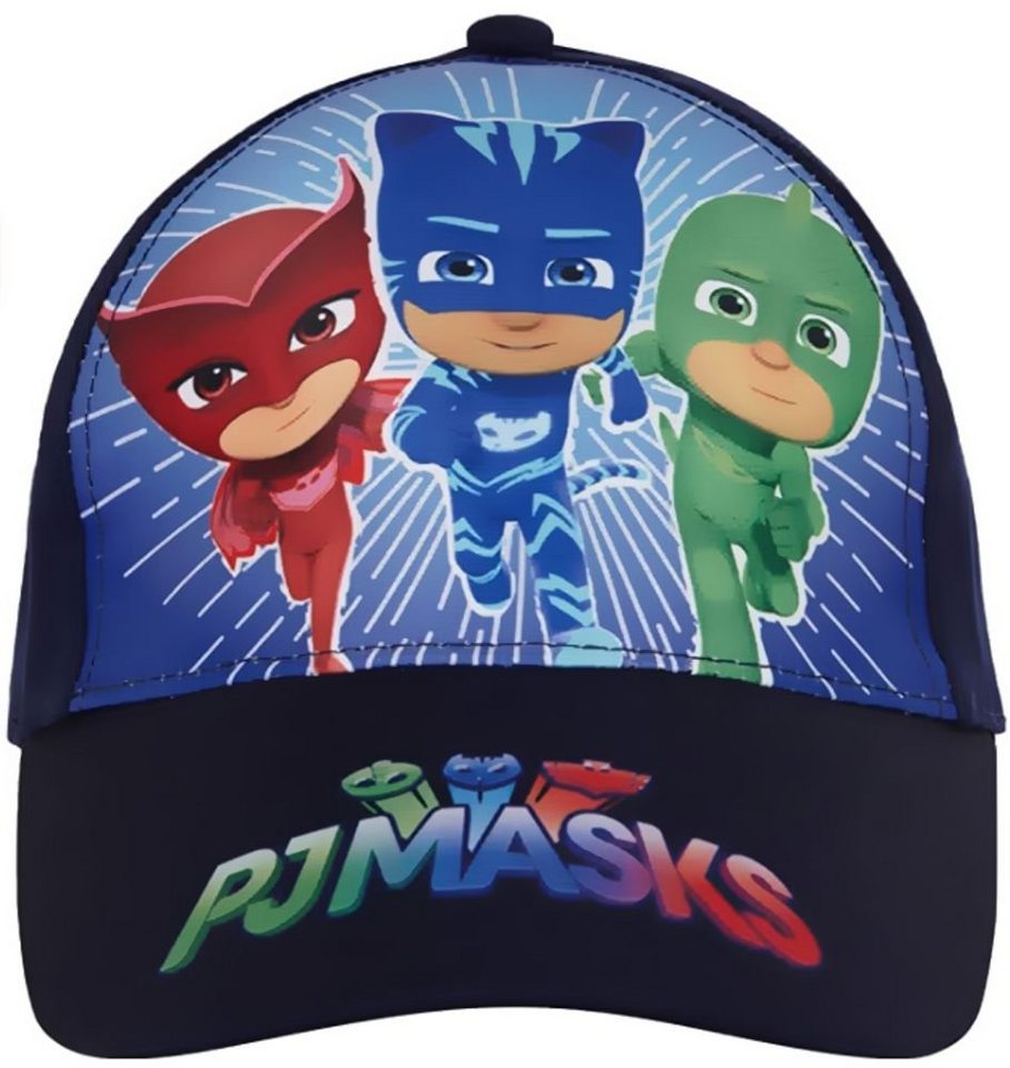 PJ Masks Schirmmütze PJ MASK Kinder Schirmmütze Basecap Jungen + Mädchen Helden im Schlafanzug Gr. 52 + 54 von PJ Masks