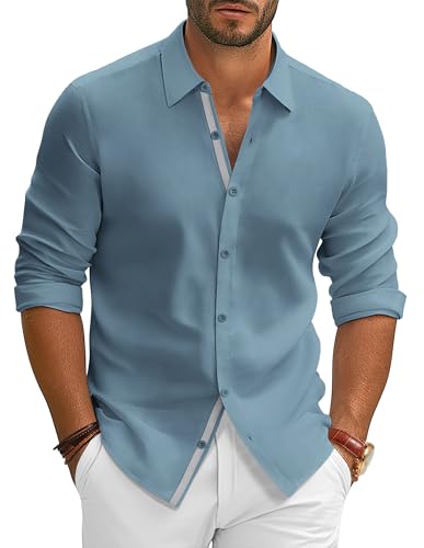 PJ PAUL JONES Herren Hemd Langarm Business Hemd Trachtenhemd Button Down Bügelfreie Hemden Blau S PJ PAUL JONES Herren Hemd Langarm Business Hemd Trachtenhemd Button Down Bügelfreie Hemden Blau S von PJ PAUL JONES