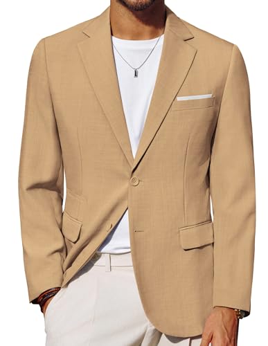 PJ PAUL JONES Sakko Herren Sportlich Blazer Business Jacke Regular Fit Anzugjacke 2 Knöpfe L Braun von PJ PAUL JONES