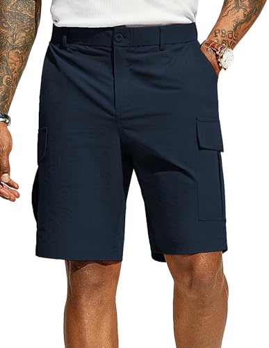 PJ PAUL JONES Cargo Shorts Herren Sportlich 3/4 Hose Herren Kurze Hose Dunkelblau XL von PJ PAUL JONES