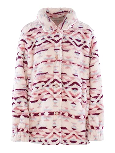 PJ Salvage Damen Sweatjacke Cozy Shacket - Multicolor 1 - Größe M von PJ Salvage