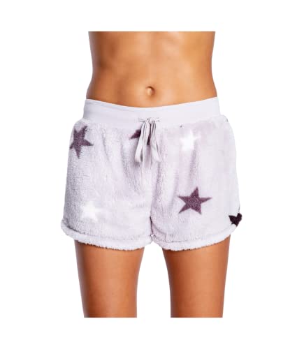 PJ Salvage Loungewear Plüsch & Thermo Shorts, Hellgrau, M (Damen 39-42) Bekleidung, hellgrau von PJ Salvage