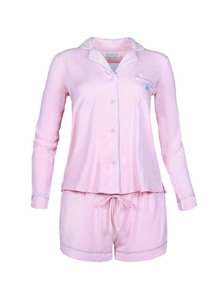 PJ Salvage Pyjama s/s pyjama - Happy Sets (2 tlg) schlafanzug schlafmode bequem von PJ Salvage