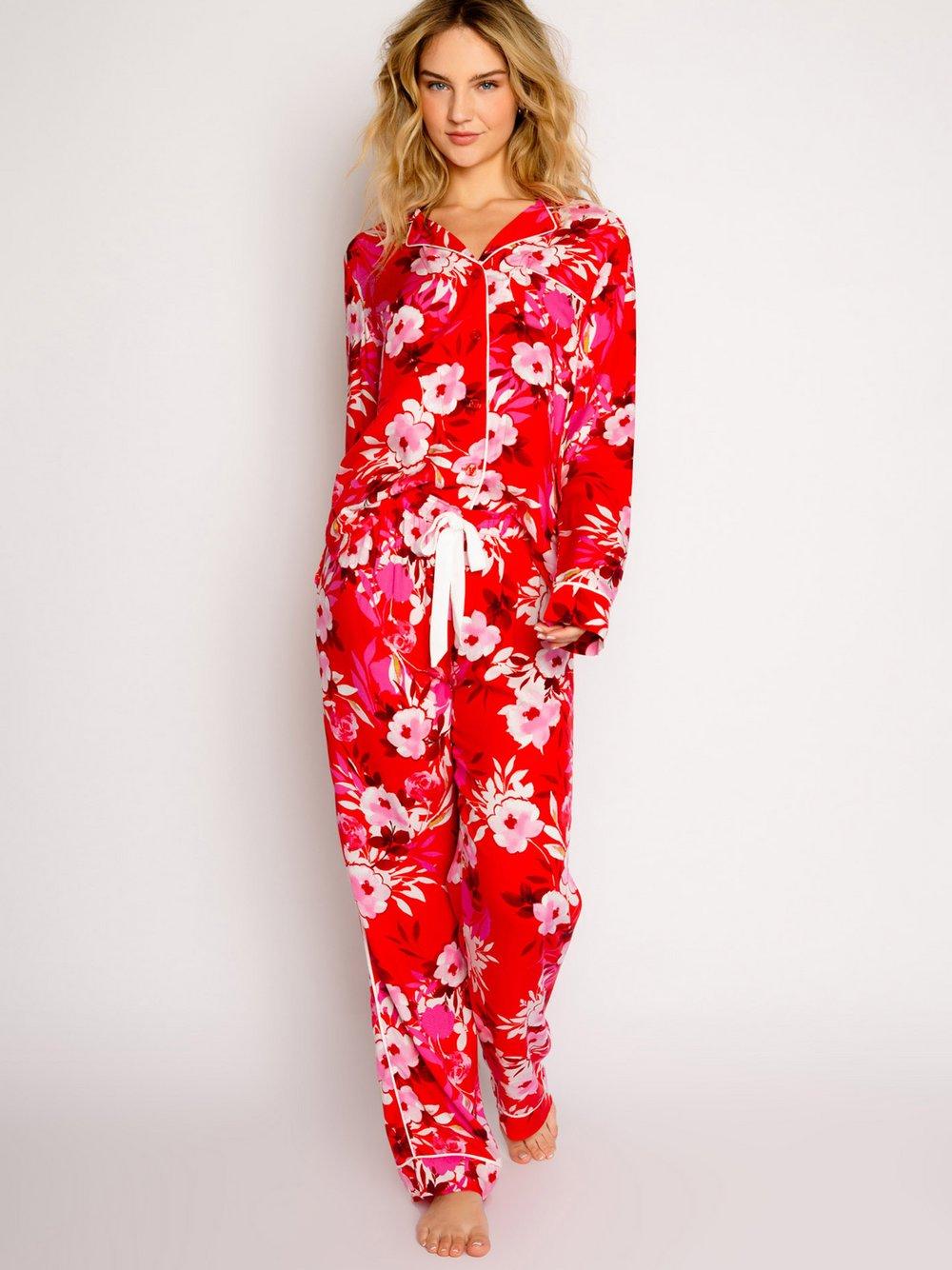 PJ Salvage Pyjamahose Damen gemustert, rot von PJ Salvage