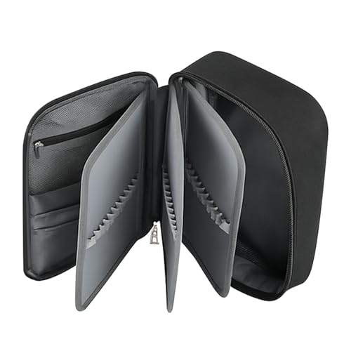 PJHAJH Großes Federmäppchen, 72 Steckplätze Federmappe Groß, Mit 5 Fächern Und 3 Abnehmbaren Trennwänden, Multifunktional Federmäppchen, Geeignet Für Schule Und Büro von PJHAJH